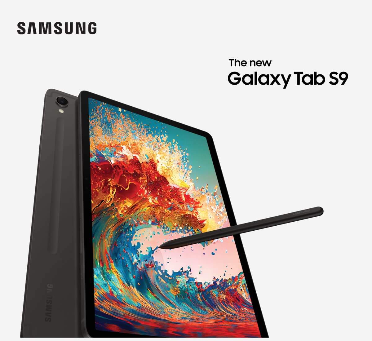 Samsung. The new Galaxy Tab S9