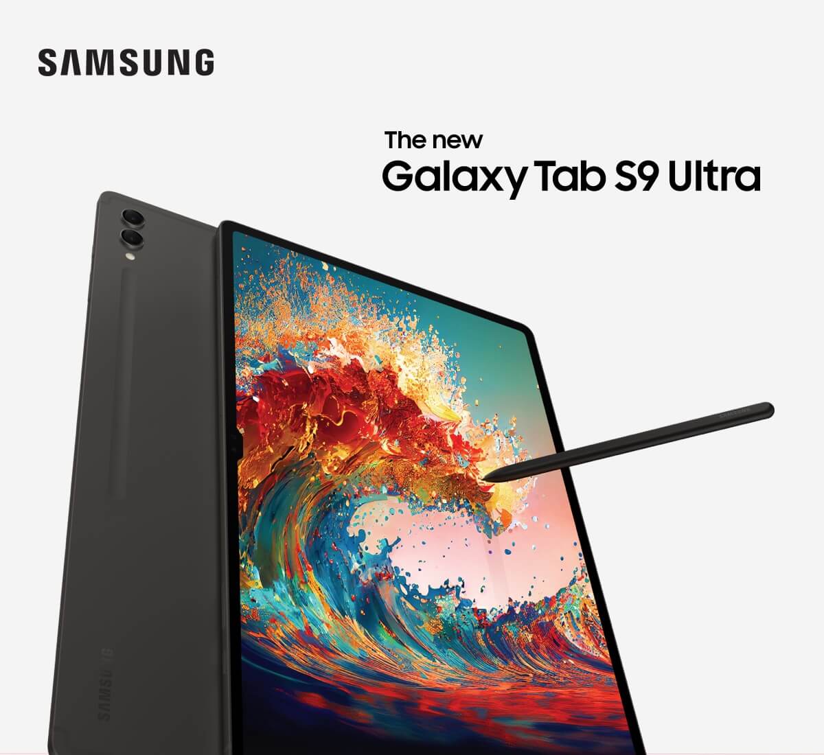 Samsung. The new Galaxy Tab S9 Ultra