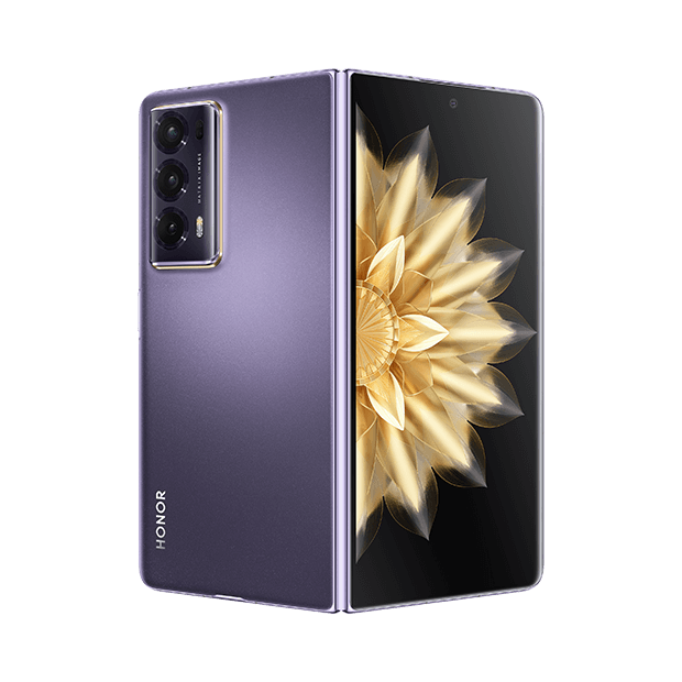 Image of the front and back of the Honor Magic V2